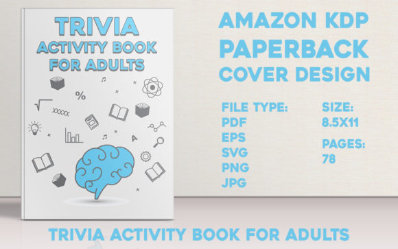 Download Trivia Activity Book Paperback Cover - Premium Resources